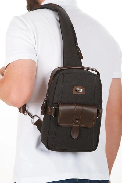 Newish Polo Μοντέλο 2423 Αδιάβροχη τσάντα σώματος πολλαπλών τμημάτων
