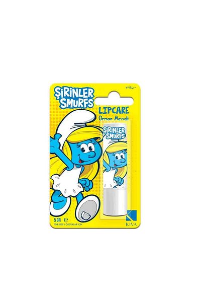 ŞİRİNLER Kiva Smurfs Lipcare with Forest Fruits 5 g