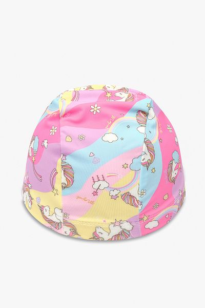 Penti Girl's Star Unicorn Colorful Bonnet