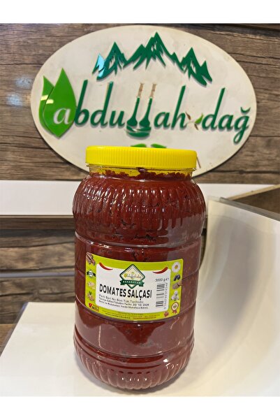 ABDULLAH DAĞ Hatay Yöresel Doğal Domates Salçası 3 Kg / 3000 gr