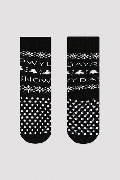 Penti Черни подаръчни чорапи Snowy Day