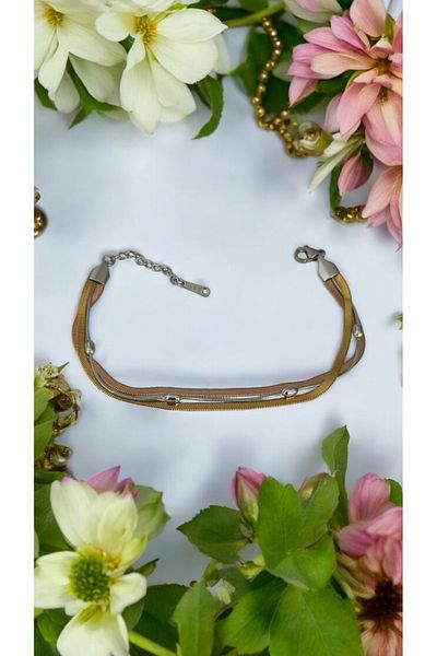 İNN JEWELLERY سوار فولاذي مضاد للتشويه ومضاد للحساسية - شكل دوريكا