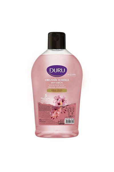 Duru Organic Ingredient Cherry Blossom Liquid Soap 1500ml