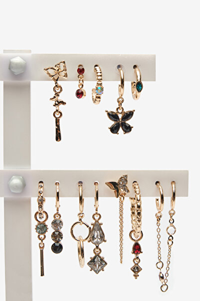 Penti Eleanor Altın Renk Küpe Set