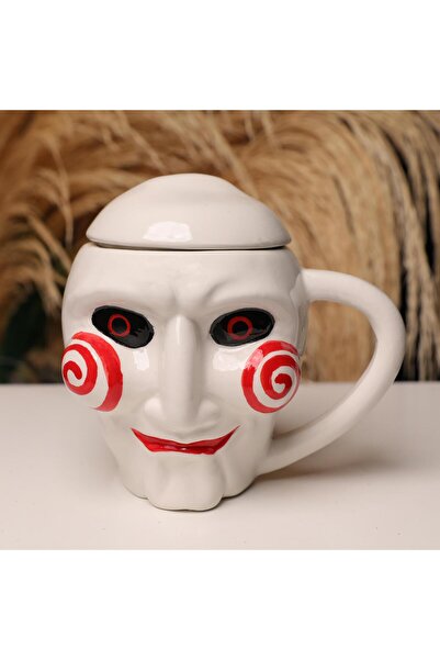 Piraye Gift Saw 3D Seramik Kupa Bardak Kapaklı