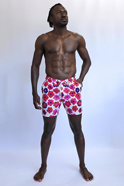 FREESIDE Pantaloni scurți de baie Fiori 2