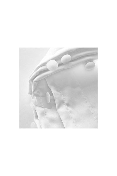 BEKSAHOME Satin Sunshade Curtain White