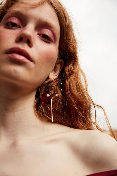 Penti Waist Gold Earring Set
