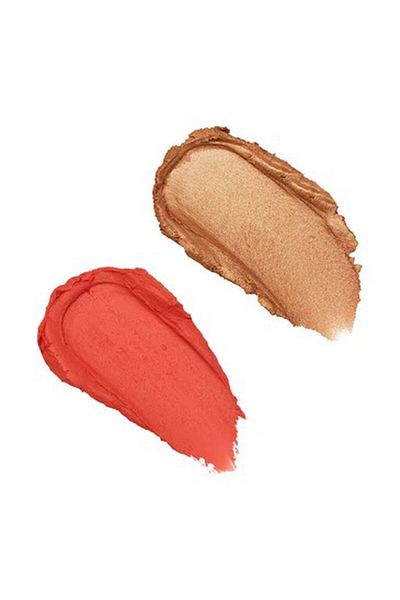 Revolution Double Sided Vegan Matte - Blush and Brightening Stick Coral