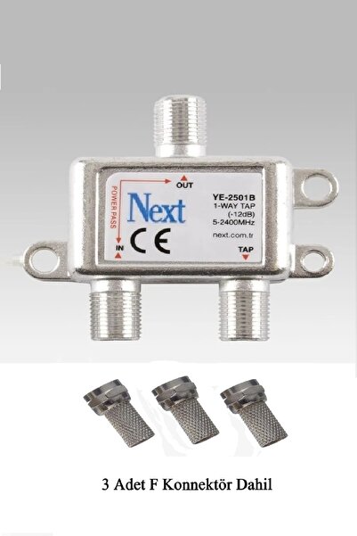 Vwin 1/2 Splitter TV Anten Çoklayıcı Uydu Bölücü YE-2502A 5-2400 Mhz 2 Çıkışl...