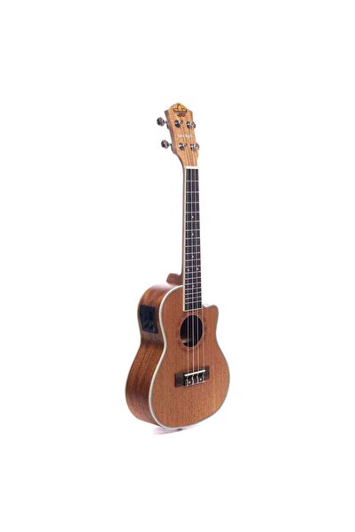 Havana HK-66EQ Elektro Concert Ukulele Taşıma Çantalı + Pena + Askı + Method