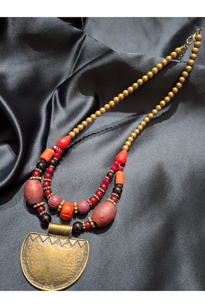 azra takı tasarım Handmade Authentic Bohemian Women's Short Necklace