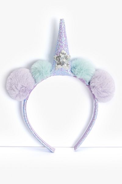 Penti Girl's Silvery Lilac Crown