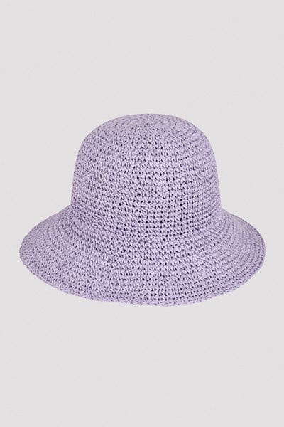 Penti Purple Poldy Beach Hat