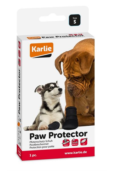 Karlie Dog Paw Protector Black (M)