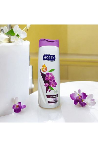 Hobby Defne Oil & Orchide Flower Extract Shampoo Mat and for Vible Hair