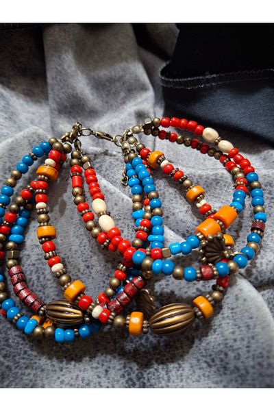 azra takı tasarım Handmade Authentic Bohemian Color, Women's Bracelet