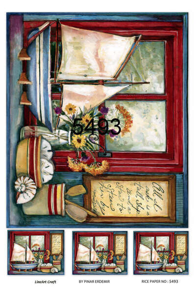 LİNEART Lineart Brass Decopage Paper No:L5493- 29X42Cm