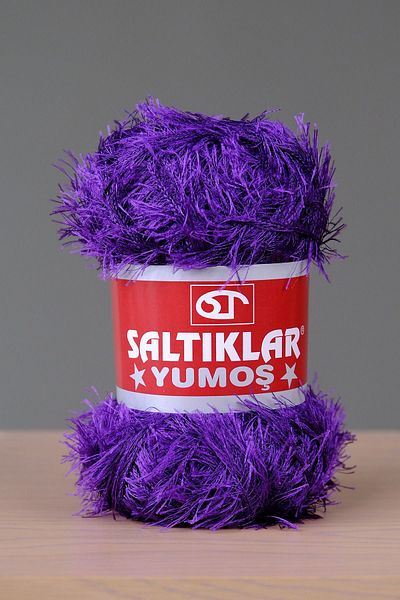 SALTIKLAR Premium Soft Knitting - Bearded and Feathered Thread 100Gr/140M a Quality Purple-109
