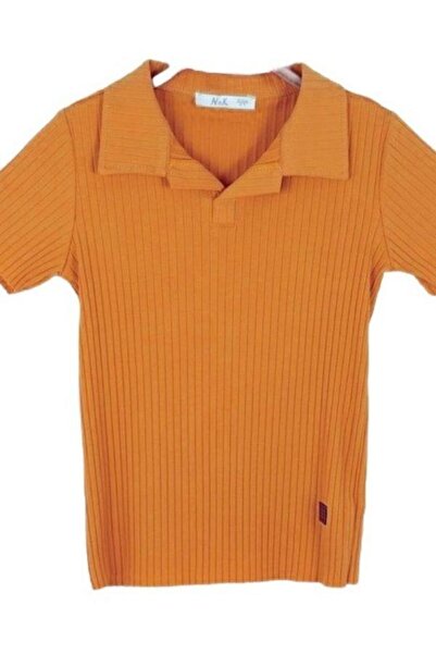 NK Παιδικό μπλουζάκι με γιακά πόλο