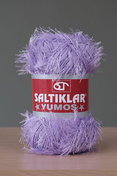 SALTIKLAR Premium Yumoş Bearded Knitting Rope Feathered Rope Bearded Rope 100Gr/140M a Quality Lilac-09