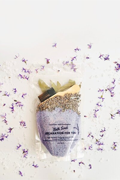 bath soak Bathbox Lavanta Ve Okaliptus Yağlı Manikür Pedikür Banyo Tuzu 225g