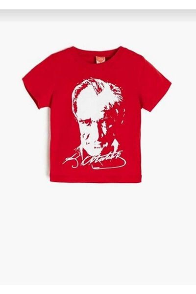 HRN Unisex Black Mustafa Kemal Atatürk Printed T-shirt