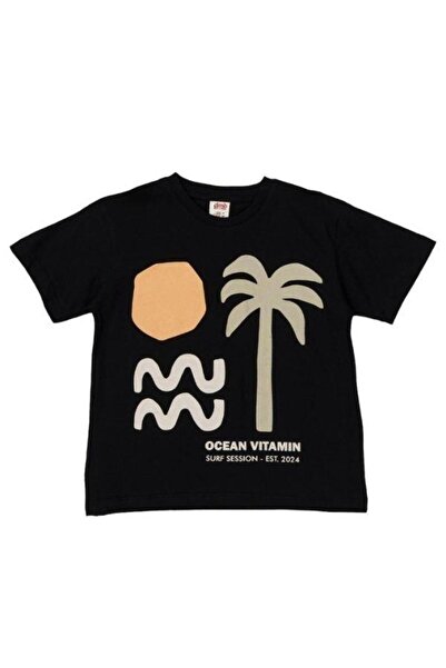 Zekids Μπλουζάκι από βαμβάκι για αγόρι - Μπροστινό μέρος εμπριμέ