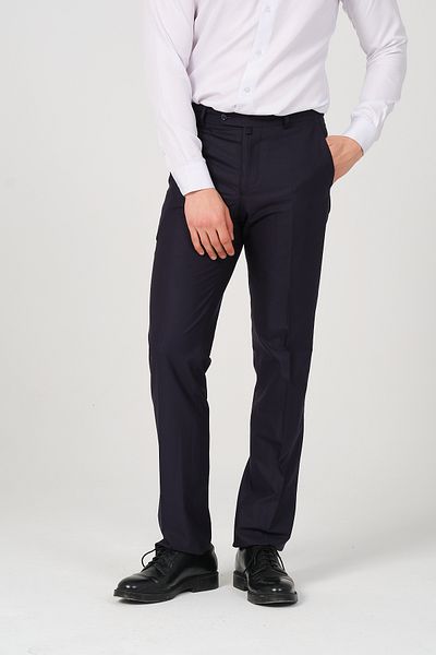 HYMAN Men's Regular Fit Fabric - Trousers