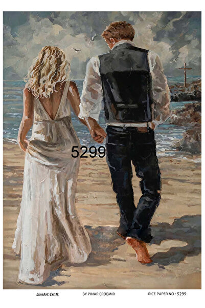 LİNEART Lineart Pirinç Dekopaj Kağıdı No:L5299- 29x42cm