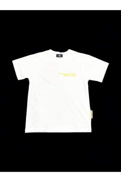 Zekids Vise pentru băieți - Tricou din bumbac cu litere în relief