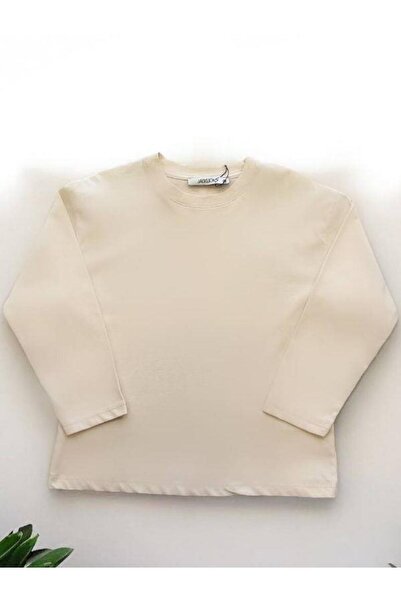 Zekids Λεπτό μακρυμάνικο βαμβακερό παιδικό μπλουζάκι - Basic