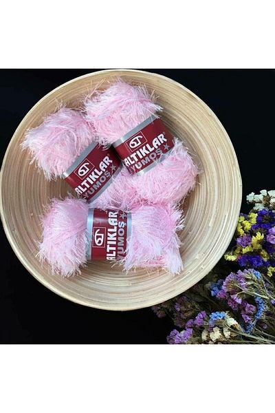 SALTIKLAR Premium Yumoş Bearded Knitting Rope Feathered Rope Bearded Rope 100Gr/140M a Quality Turquoise-03