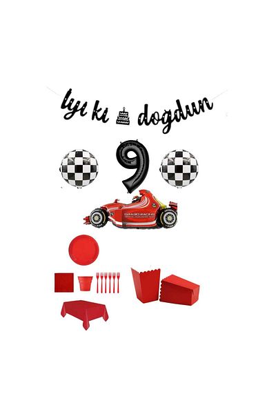 Mini Parti MINI PARTY STORE ΣΕΤ ΓΕΝΕΘΛΙΩΝ ΑΥΤΟΚΙΝΗΤΟ ΑΓΩΝΑ