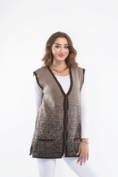 MADAM PARS Rain Patterned Women's Vest
