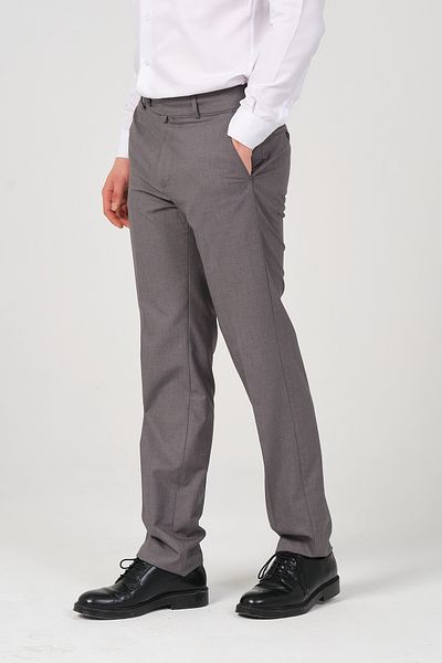 HYMAN Men's Regular Fit Fabric - Trousers