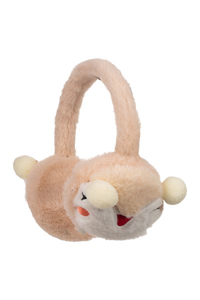 Bebelove Winter Accessory - Plush Earmuff, Cute Animals Series, Warm Holder and Soft Ear Protection
