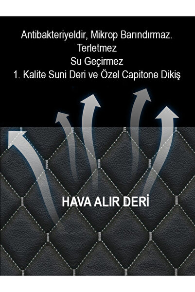 GMWAX Δερμάτινο μαξιλάρι καθίσματος Daihatsu Terios 2 τεμαχίων, αντιιδρωτικό,...