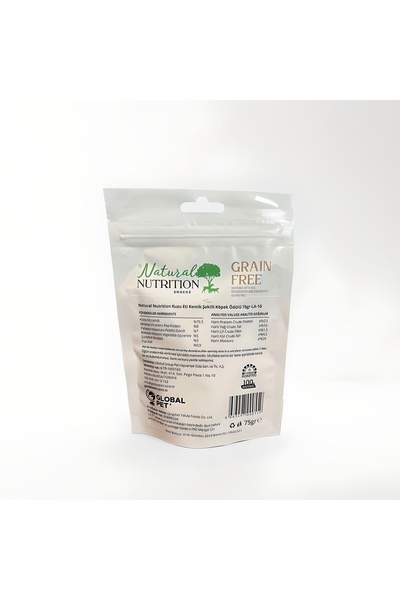 Natural Nutrition Kuzu Etli Kemik Şekilli Köpek Ödülü Grain Free (Tahılsız) Yüksek Proteinli Fırında Kavrulmuş