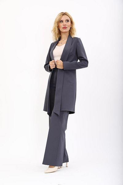 ÖNDER ÖZSOY Smoked Japanese Jacket and Wide Leg Trousers Set