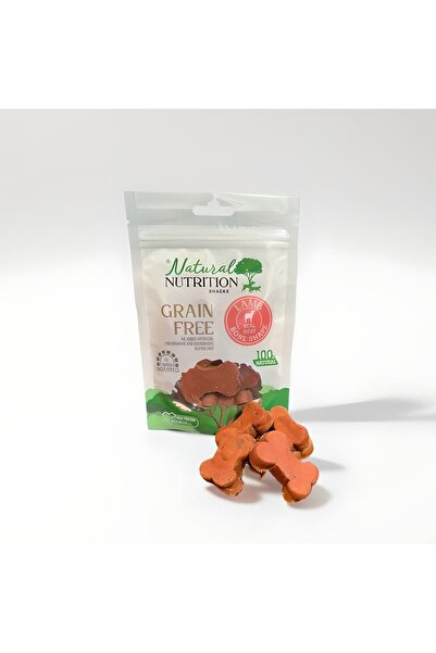 Natural Nutrition Kuzu Etli Kemik Şekilli Köpek Ödülü Grain Free (Tahılsız) Yüksek Proteinli Fırında Kavrulmuş