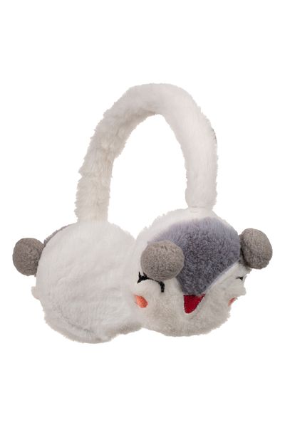 Bebelove Winter Accessory - Plush Earmuff, Cute Animals Series, Warm Holder and Soft Ear Protection