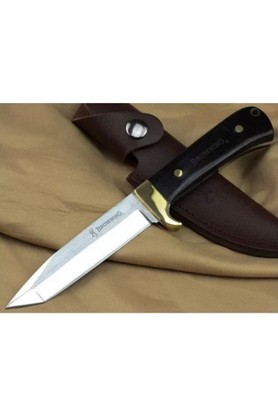 BGA Kamp outdoor avcılık browning abanoz saplı bıçak paslanmaz Çelik 215mm
