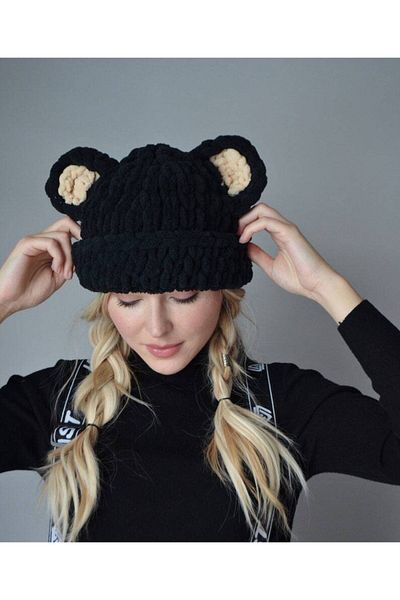 AidaAstrid Snow Mask Hat Puffy Beanie Ski&Snowboard Balaclava