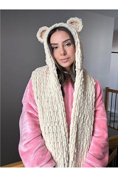 AidaAstrid Puffy Beanie Ski and Snowboard Balaclava - Snow Mask Hat