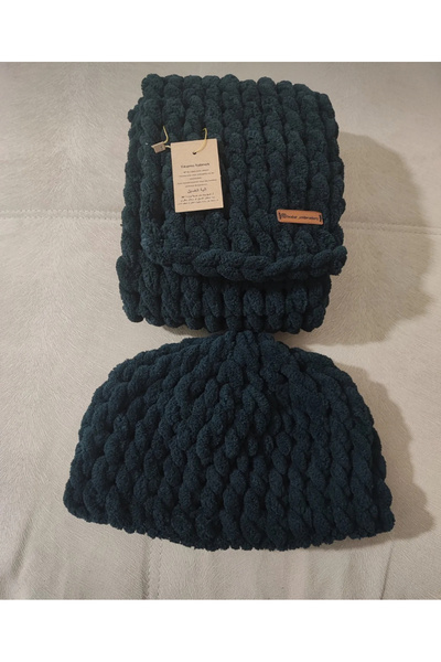 AidaAstrid 2li set Şapka Puffy Bere , Atkı Kayak&snowboard