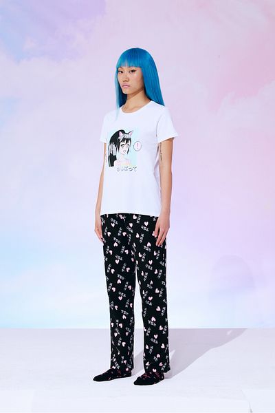 Penti Anime Fun T-Shirt Pants Pajama Set-anime Collection