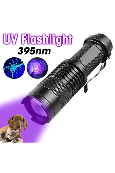 BGA Outdoor kamp Uv mor ışık el feneri 395nm