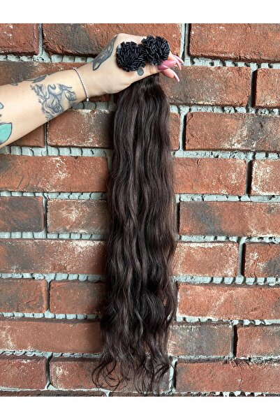 Suzan Peruk 200 adet Mikro Kaynak saç %100 Doğal Gerçek İnsan saçı Keratinli ...