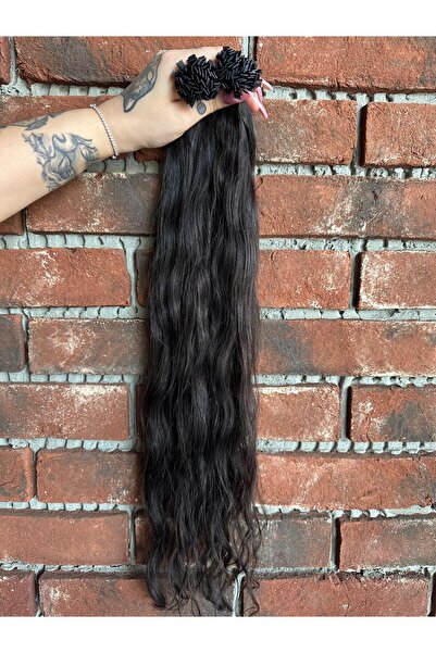 Suzan Peruk 200 adet Mikro Kaynak saç %100 Doğal Gerçek İnsan saçı Keratinli ...
